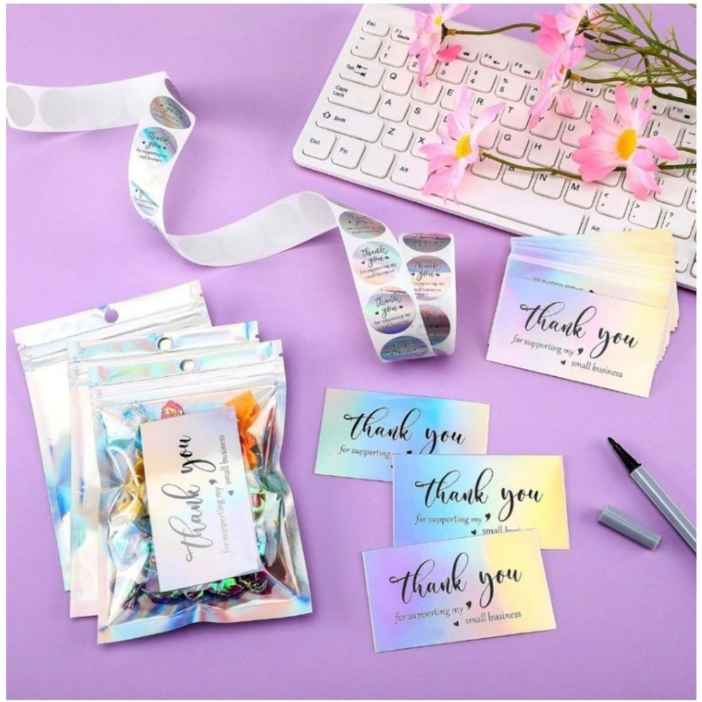 620-Pc Mailing Set | 500 stickers - 100 cards - 20 envelopes 4x6